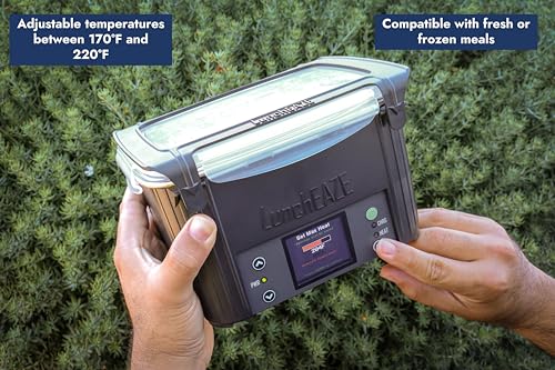 LunchEAZE Electric Lunch Box - Self-Heating, Cordless Food Warmer with Bluetooth