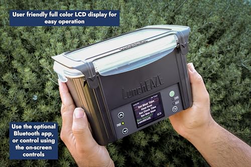 LunchEAZE Electric Lunch Box - Self-Heating, Cordless Food Warmer with Bluetooth