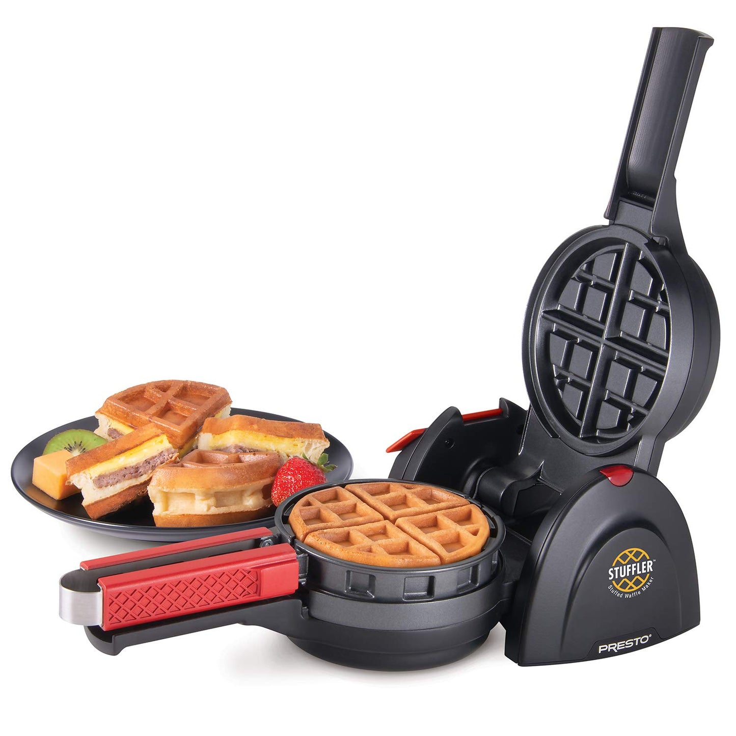 Presto 03512 Stuffler Stuffed Waffle Maker – Large Belgian Waffle Maker