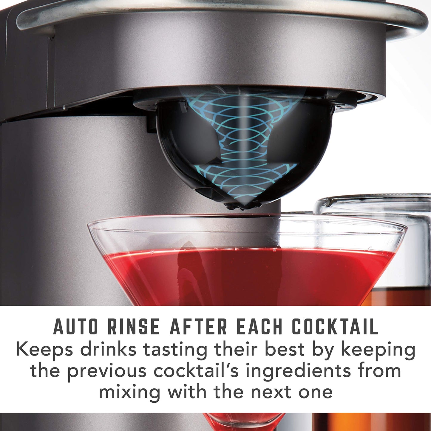 Bartesian Premium Cocktail & Margarita Machine - Easy Push-Button Home Bar System