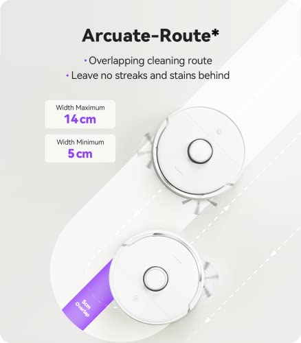 Narwal Freo Robot Vacuum & Mop Combo - Washing & Drying, Dirt Sense, Auto Add Cleaner, LCD, Smart Swing, Wifi, APP Control (White)