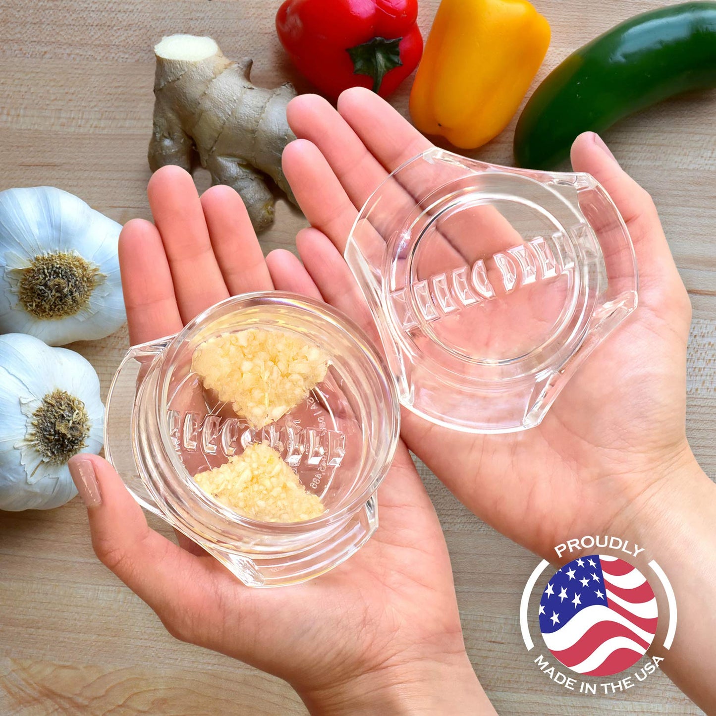 Nextrend Garlic Twister Chopper 4th Gen - Versatile Handheld Kitchen Mincer, BPA-Free, Dishwasher Safe