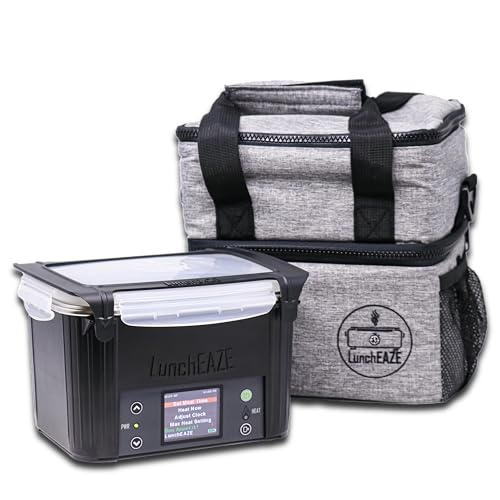 LunchEAZE Electric Lunch Box - Self-Heating, Cordless Food Warmer with Bluetooth