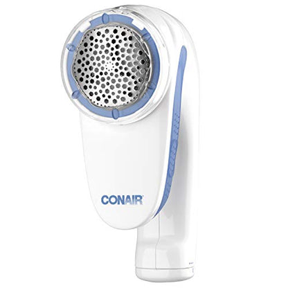 Conair Fabric Shaver - Portable Lint Remover, Battery Operated, White