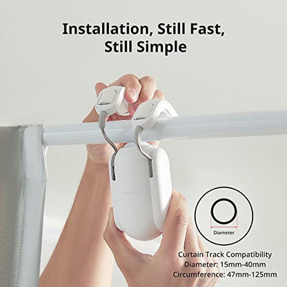 SwitchBot Curtain Motor - App Control, Timer, Alexa, Google Home, IFTTT Compatible (Rod2.0 Ver)