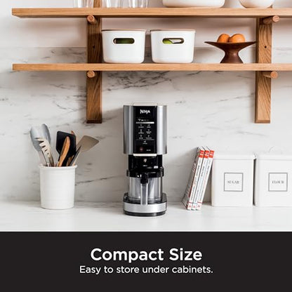 Ninja NC301 CREAMi Ice Cream Maker - 7 Programs, (2) Pint Containers, Compact & Kid-Friendly"
