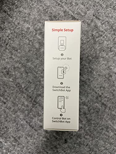 SwitchBot Smart Switch Button Pusher - Fingerbot for Automatic Light Switch, Timer and APP Bluetooth Remote Control, Works with Alexa, Google Home, HomeKit When Paired with SwitchBot Hub (White)