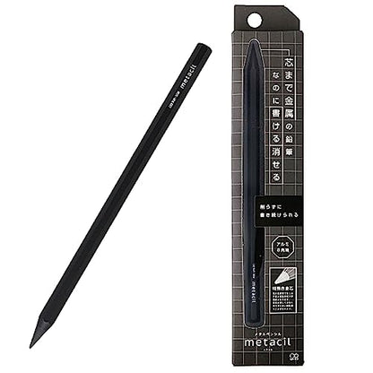 SUN-STAR Stylish Metal Pencil - Metacil for Drawing & Sketching, Non-Sharpening, Black