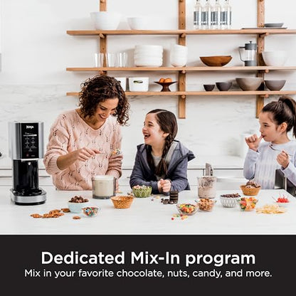 Ninja NC301 CREAMi Ice Cream Maker - 7 Programs, (2) Pint Containers, Compact & Kid-Friendly"