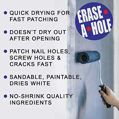 Drywall Repair Putty - Quick & Easy Hole Filling for Walls, Wood, and Plaster