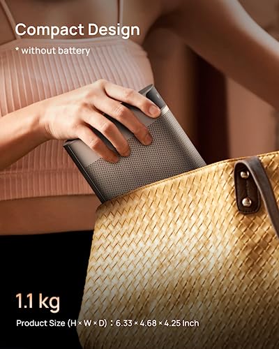 XGIMI MoGo 2 Pro Portable Projector - 1080P, WiFi, Bluetooth, Android TV 11.0, 400 ISO Lumens, 4K Support, Auto Focus